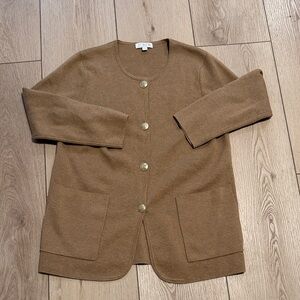 J. Crew Tan Cardigan Sweater